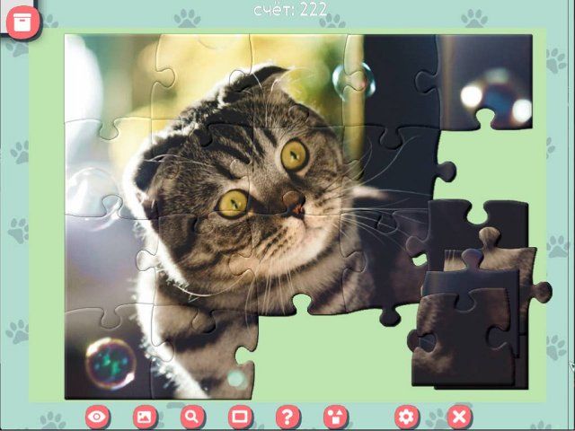 Скриншот к игре «1001 Пазл. Милые коты» №4