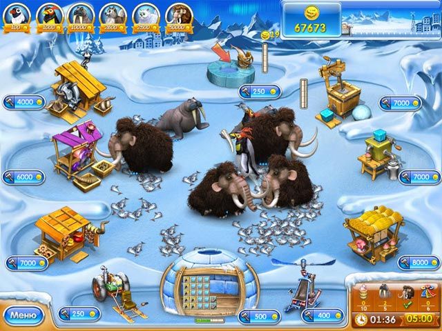 Скриншот к игре «Веселая ферма 3. Ледниковый период» №2